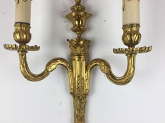 Set of Six Louis XVI Style Wall Lights