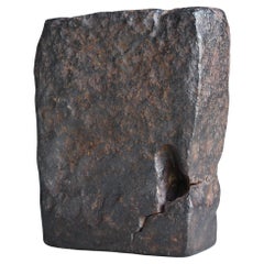 Japanese Antique Wabi-Sabi Iron Block 46kg "Anvil" 1900s-1940s / Object