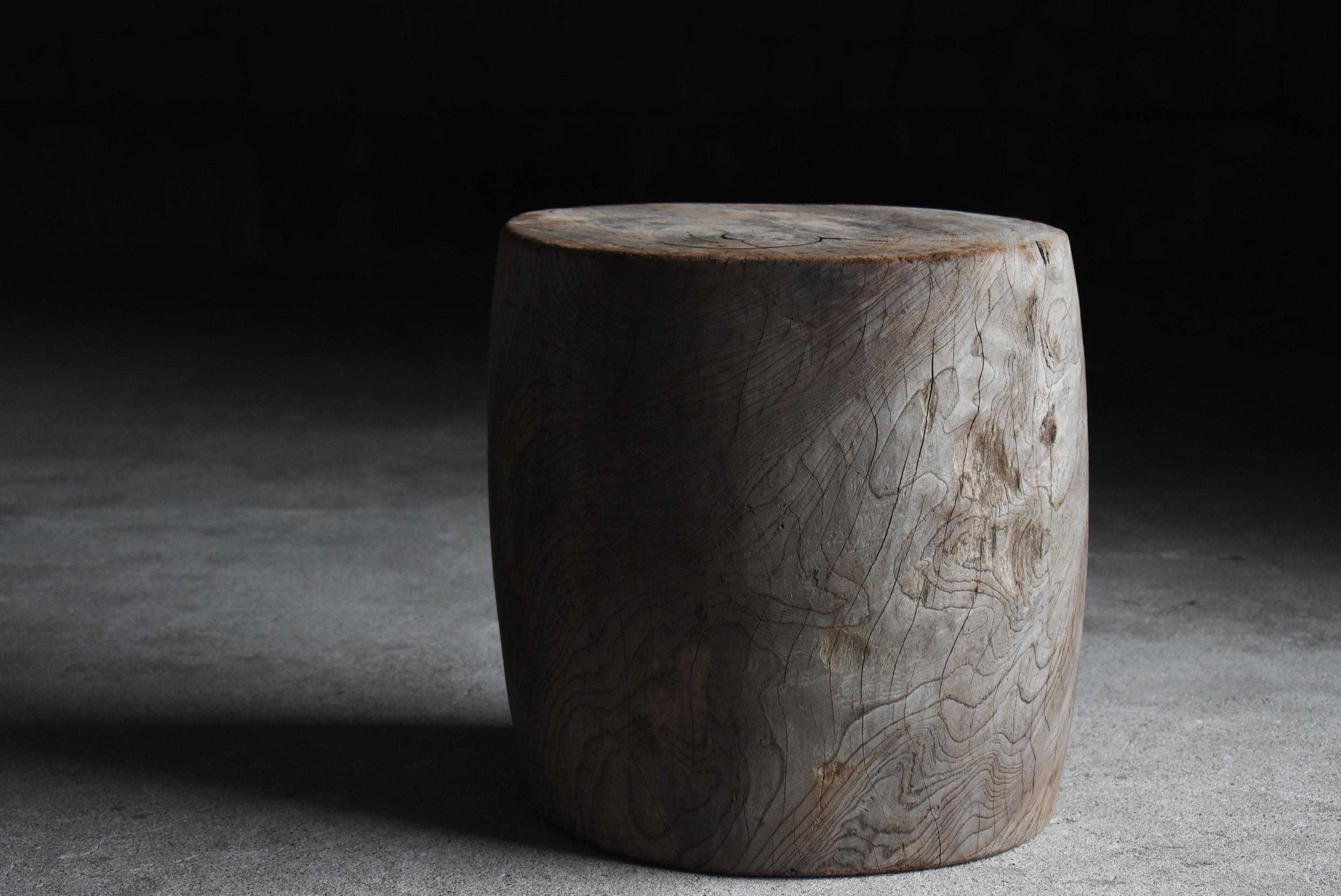 Woodwork Japanese Antique Primitive Side Table 1860s-1900s / Coffee Table Wabisabi Mingei For Sale