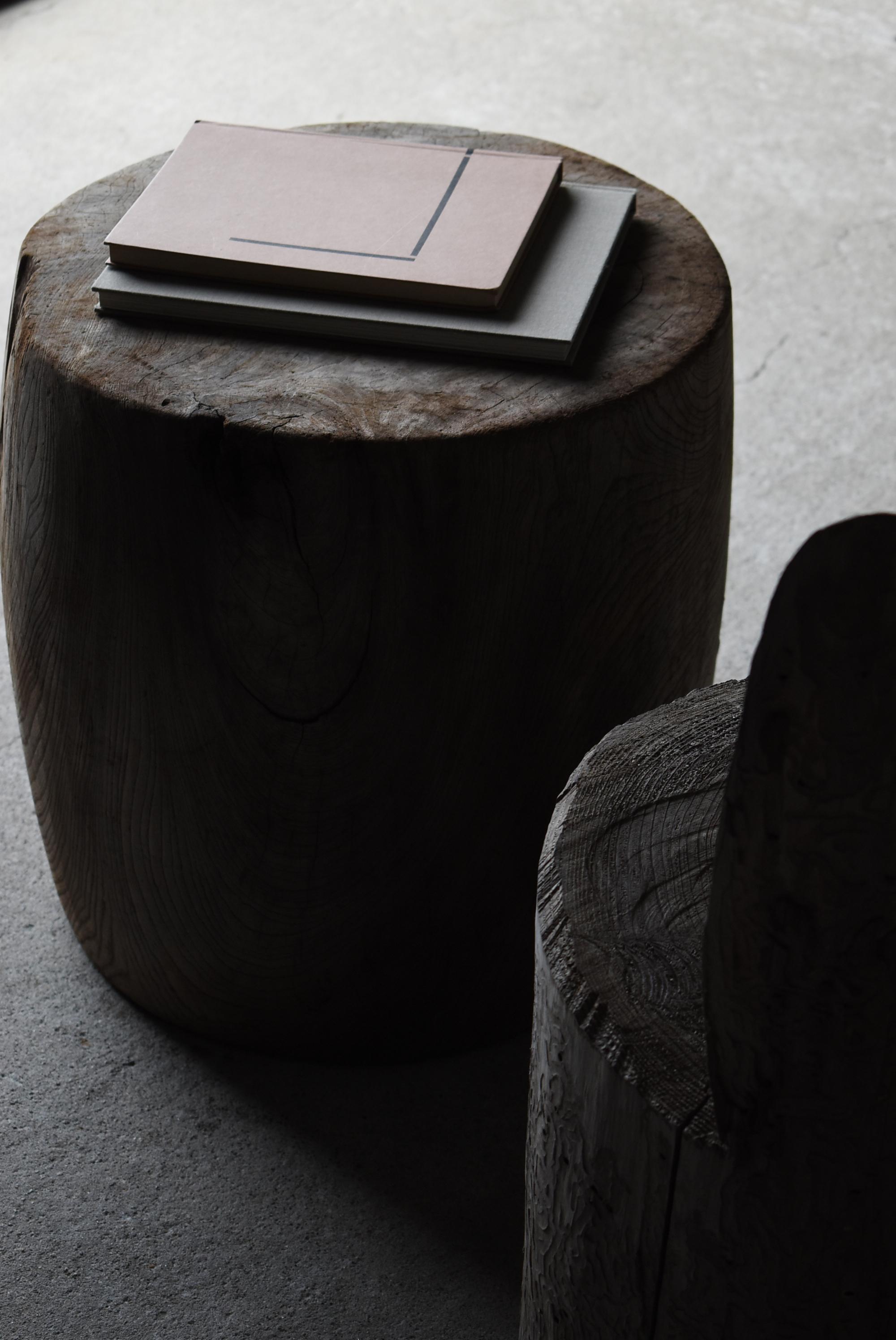 Japanese Antique Primitive Side Table 1860s-1900s / Coffee Table Wabisabi Mingei For Sale 8