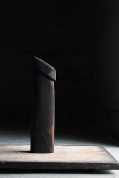 Japanese Antique Large Sculptural Phallic Wood Object 1860s-1900s / Wabisabi