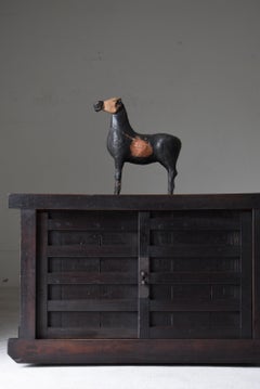 Japanese Antique Tansu Meiji Period 1860s-1900s / Sideboard Cabinet Wabi Sabi