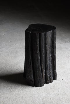 Japanese Old Tree Stump Stool 1950s-1970s / Sculptural Pedestal Wabi Sabi