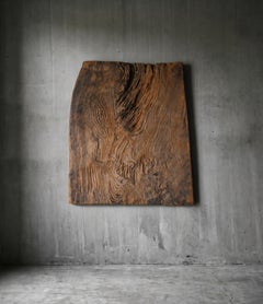 Japanese Antique Sculptural Pine Wood Wall Art 1860s-1920s / Wabi Sabi