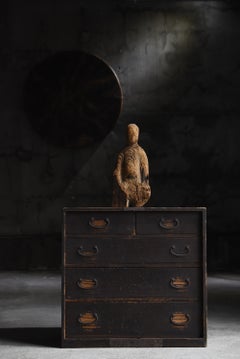 Antike japanische Kommode, 1860er–1920er Jahre / Tansu-Sideboard im Wabi-Sabi-Stil