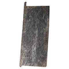 Porta scultorea in legno massello intagliata a mano in stile Wabi-Sabi, del XIX secolo, in stile primitivo asiatico