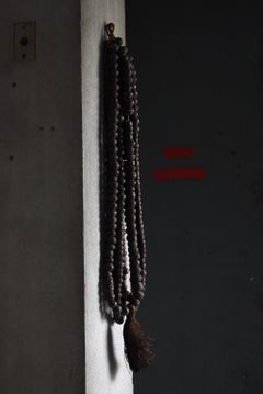 Edo Period Japanese Antique Massive Hyakumanben Buddhist Prayer Beads Wabisabi