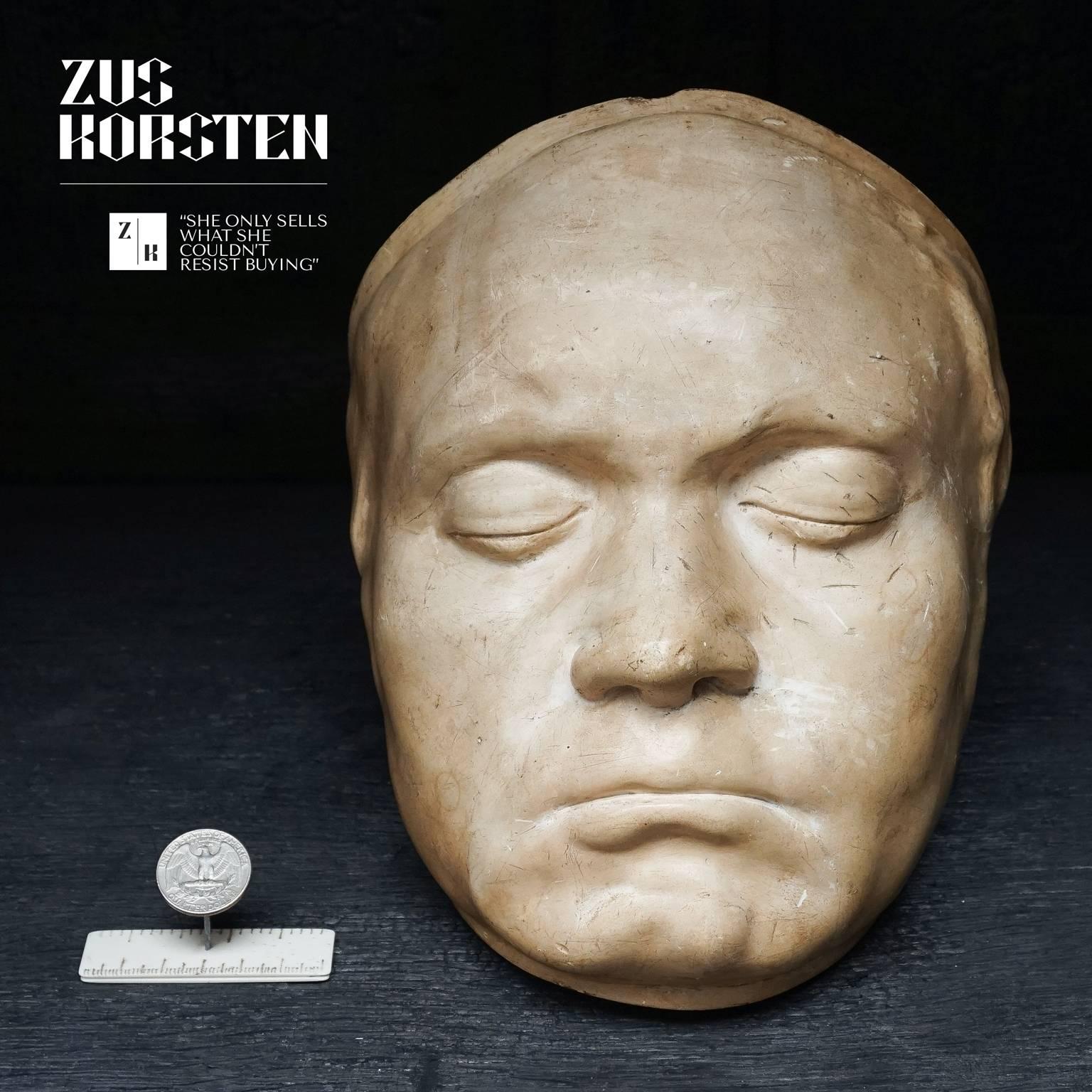 19th Century Beethoven Life Mask by Franz Klein 1