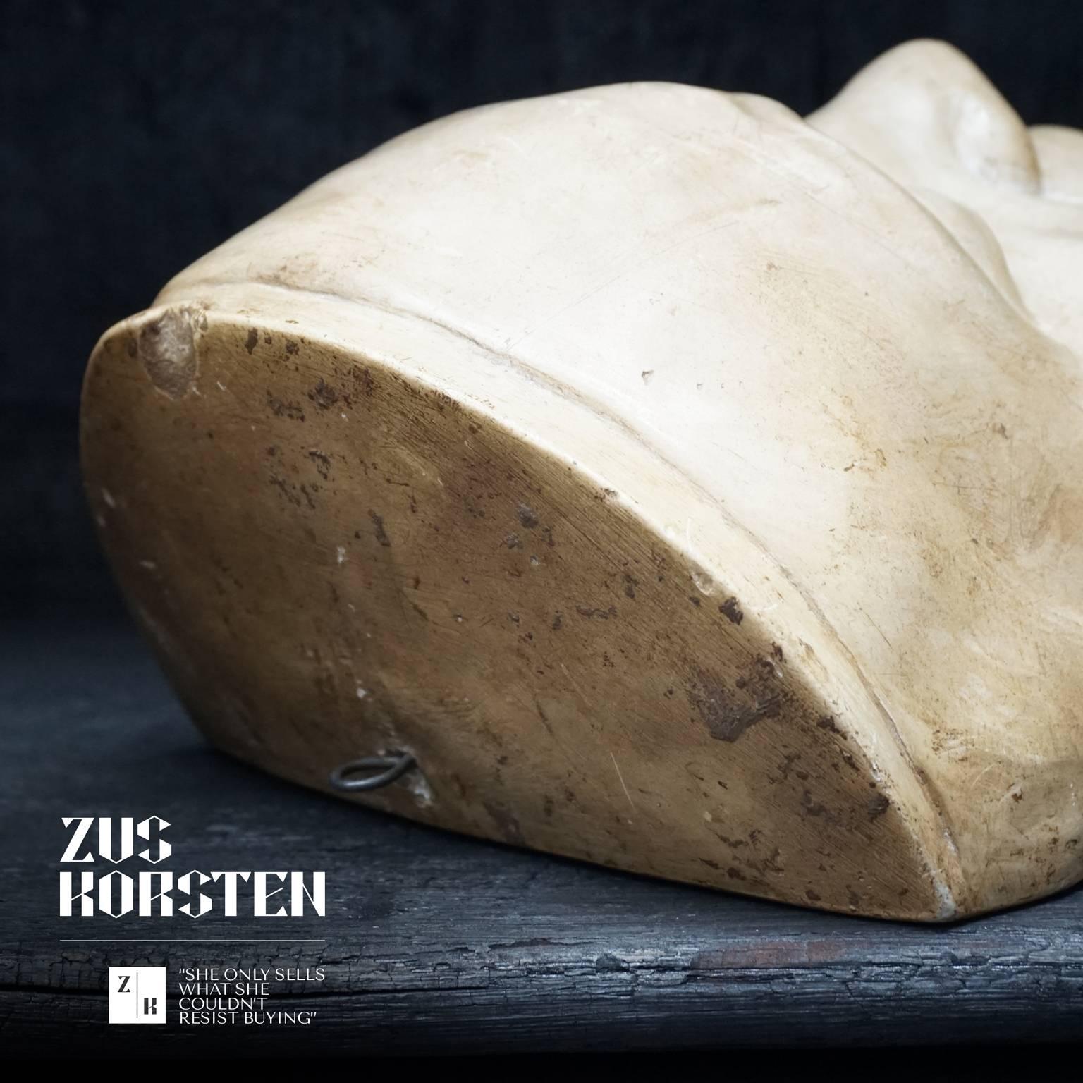 Cast 19th Century Beethoven Life Mask by Franz Klein