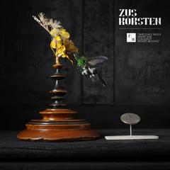 Taxidermy Humming Bird on an Antique Wooden Base