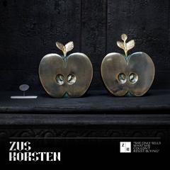 1950s Brass Apple Bookends or Paperweights