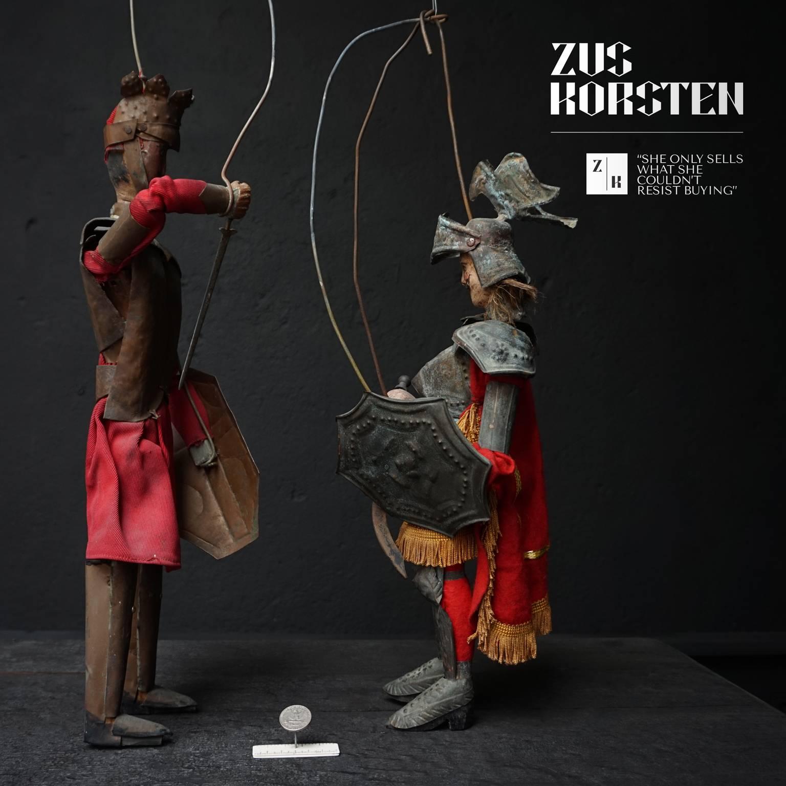 Copper Traditional Sicilian Palermo 'Opera Dei Puppi' String Puppets 