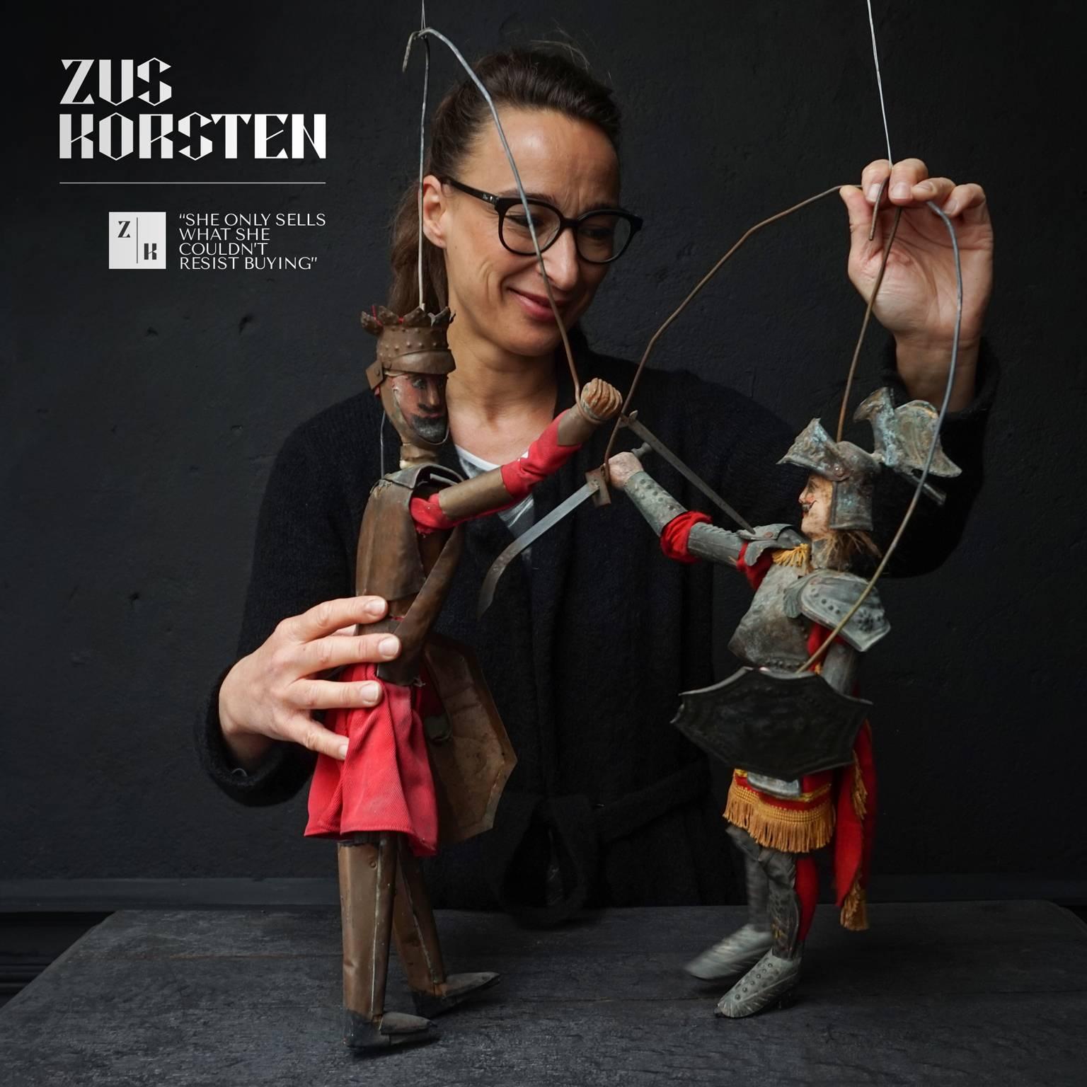 Folk Art Traditional Sicilian Palermo 'Opera Dei Puppi' String Puppets 