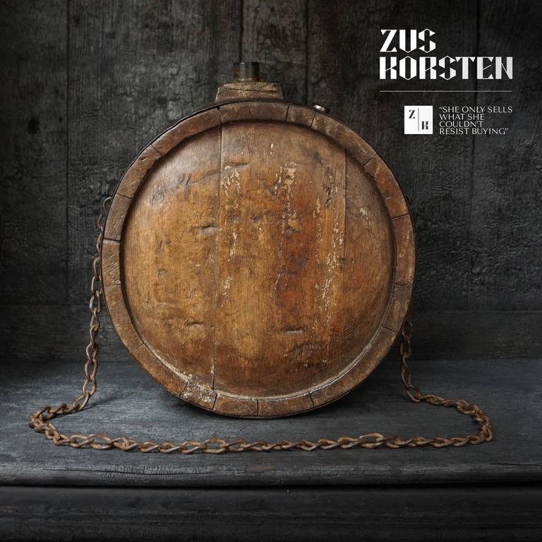19th Century Wooden Water Canteen at 1stdibs