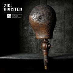 19th Century Solid Treen Wood Wig Block Stand and Clamp