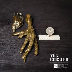 20th Century Bronze Cast of a Dead Sparrow and a Birds Claw