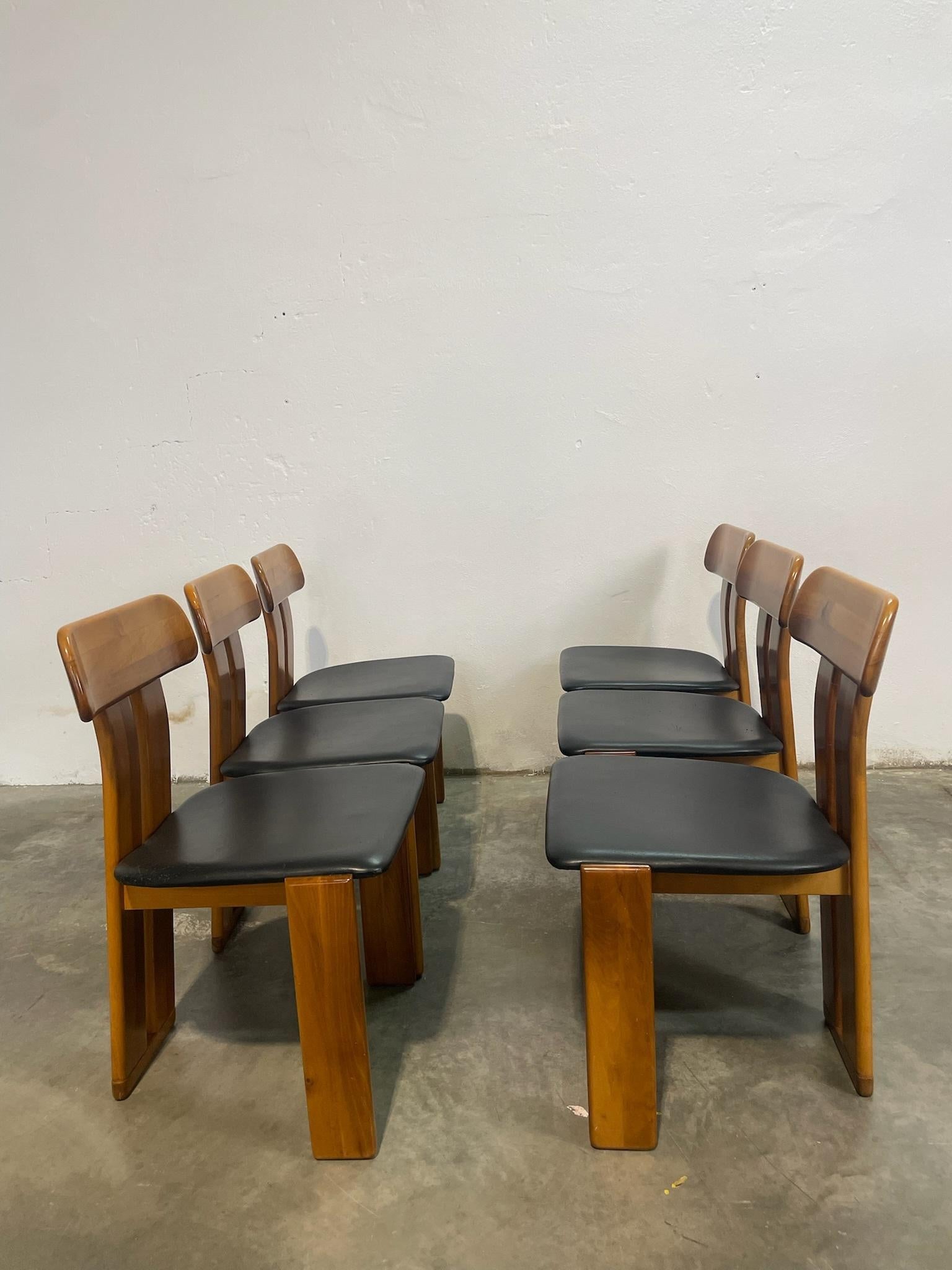 Set von 6 Sesseln Sapporo von Mario Marenco für Mobil Girgi (20. Jahrhundert) im Angebot