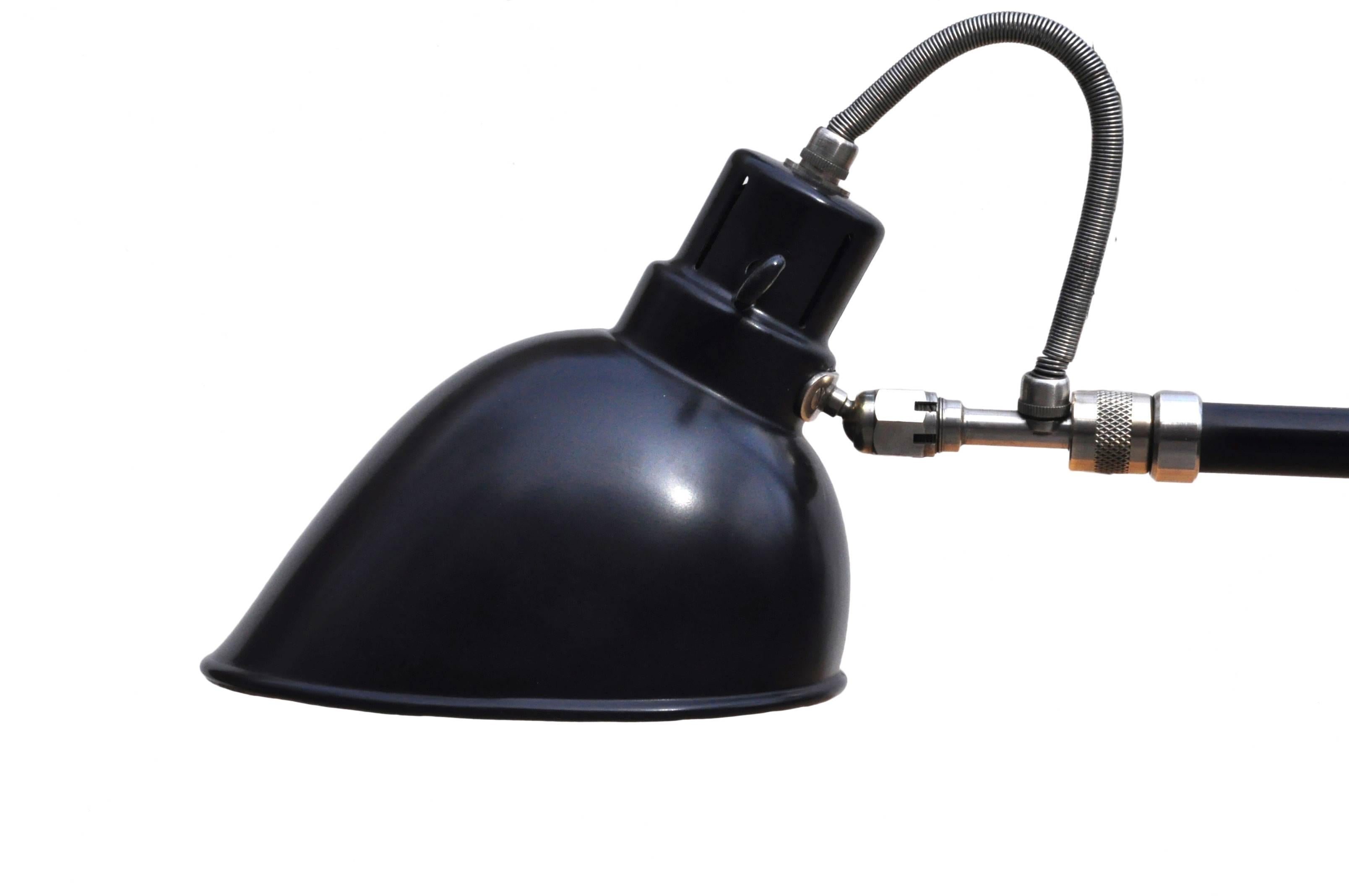 Mid-20th Century Architect Clamp Lamp from Alfred Muller for Amba, Switzerland For Sale