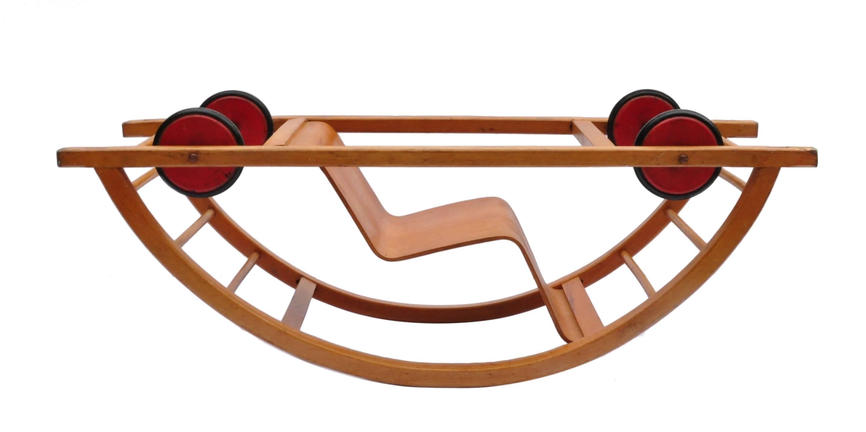 Mid-Century Modern Childs Swing Cart, Germany, 1956 For Sale