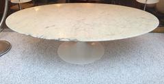 Eero Saarinen Marble Oval Coffee Table