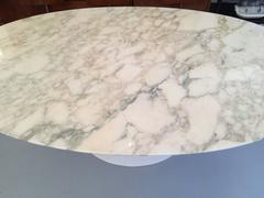 Eero Saarinen Marble Oval Dining Table 198cm