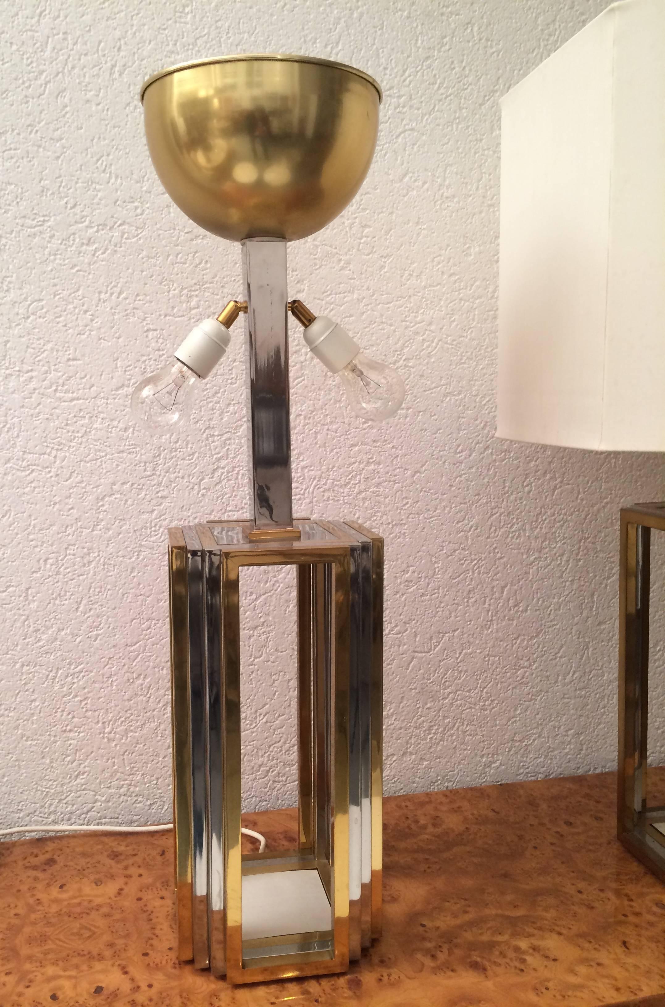 Romeo Rega Pair of Table Lamp In Excellent Condition In Geneva, CH