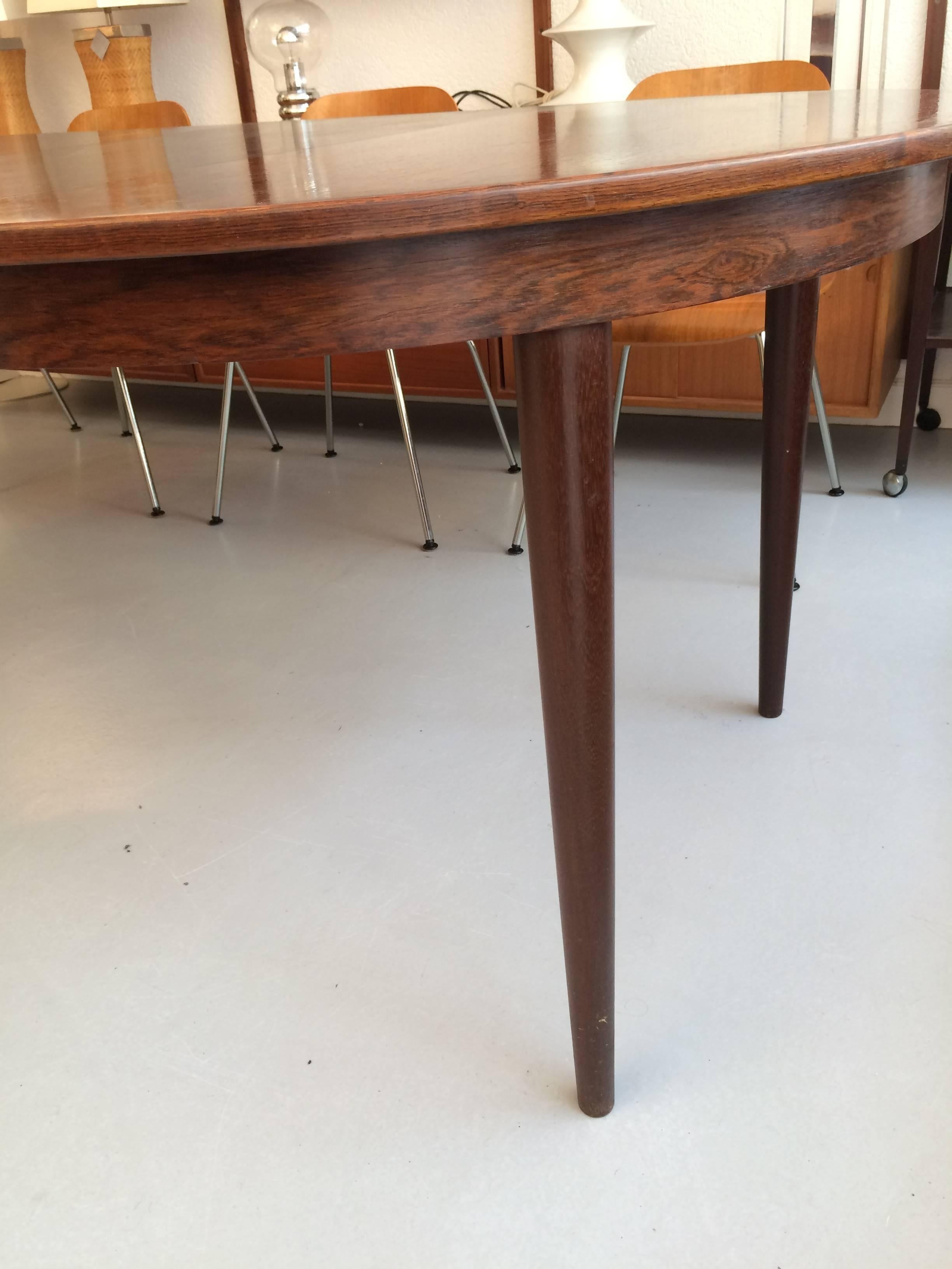 Danish Rosewood Dining Table 1