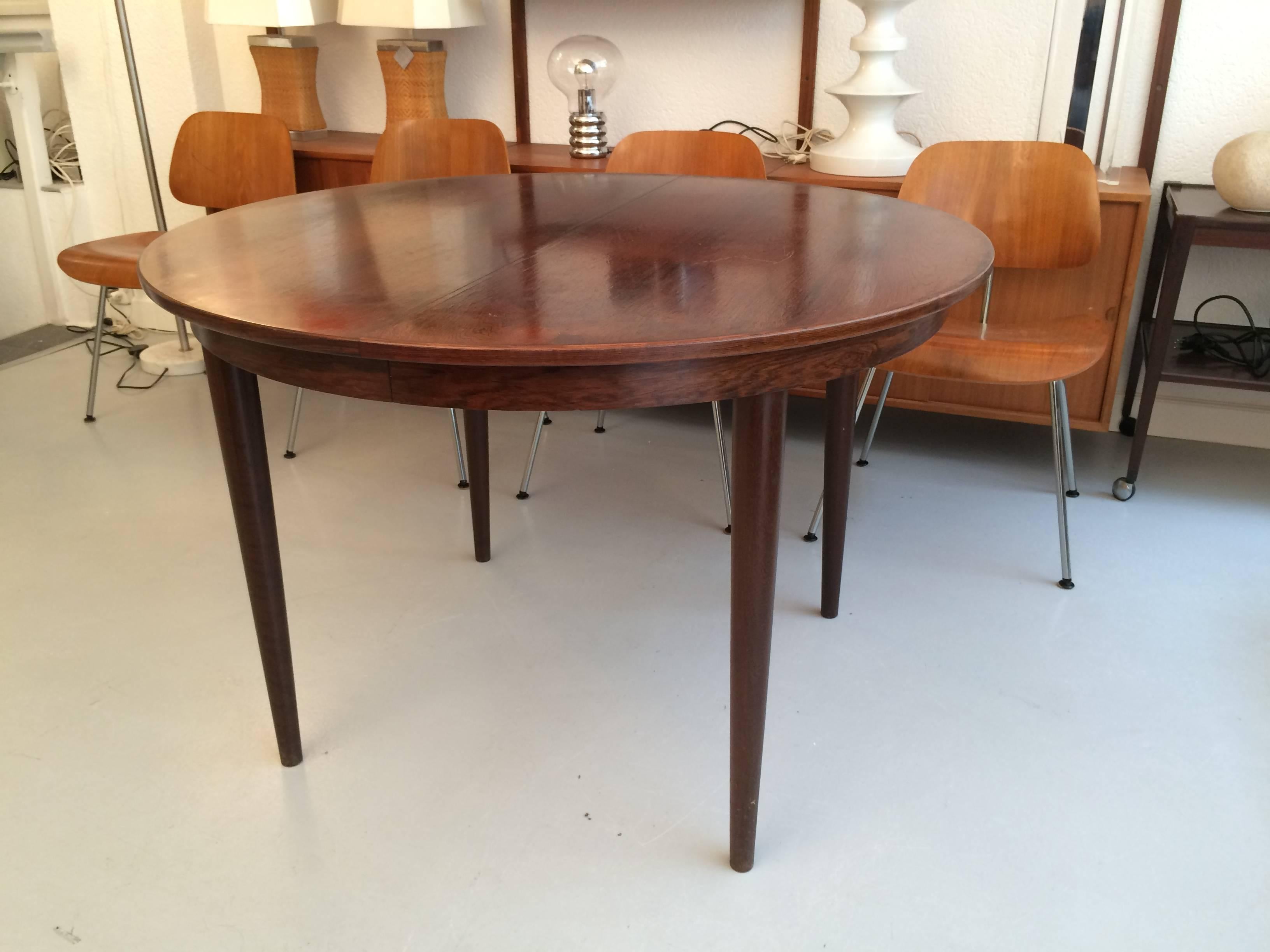 Danish Rosewood Dining Table 2