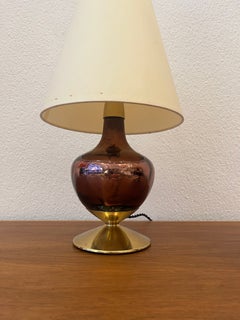 Ein Paar Spiegel aus Messing und violettem Kristall von Max Ingrand, Fontana Italy Arte, 1940er Jahre