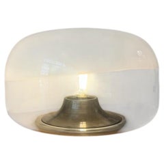 Vintage Medusa Glass Table Lamp by Roberto Pamio for Leucos, Italy ca. 1970s