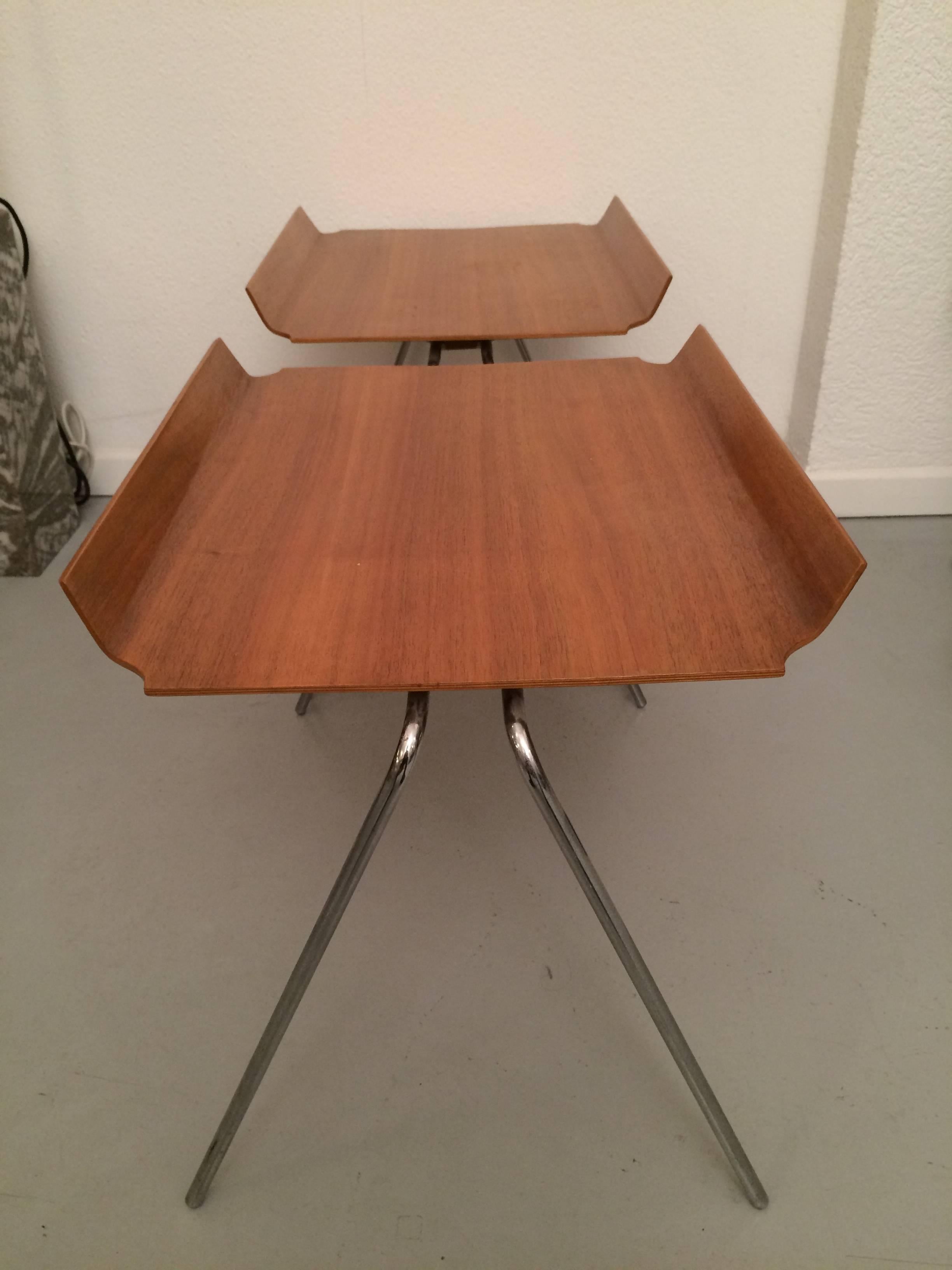 Swiss Hans Bellmann Stacking Side Tables
