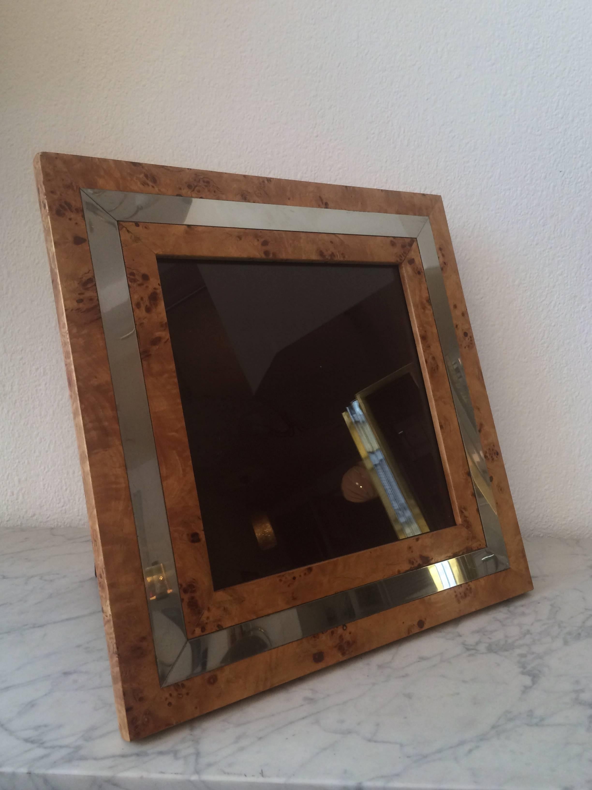 burl wood picture frame