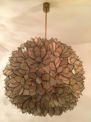 Capiz Shell Pendant Lamp 1970s