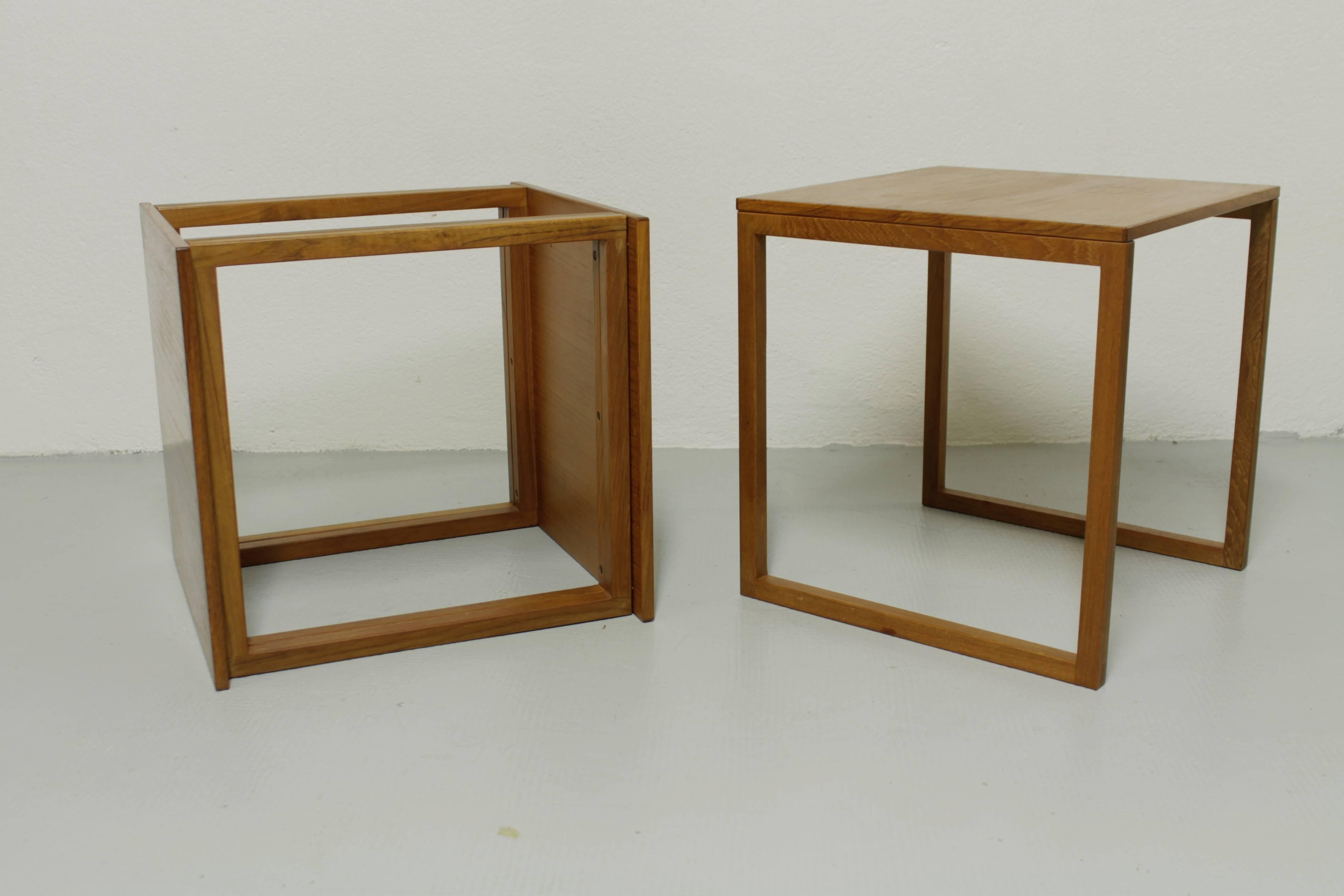 Danish Kai Kristiansen Set of Teak Nesting Tables