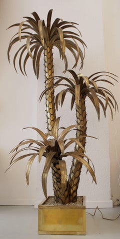 Maison Jansen Palm Tree Floor Lamp