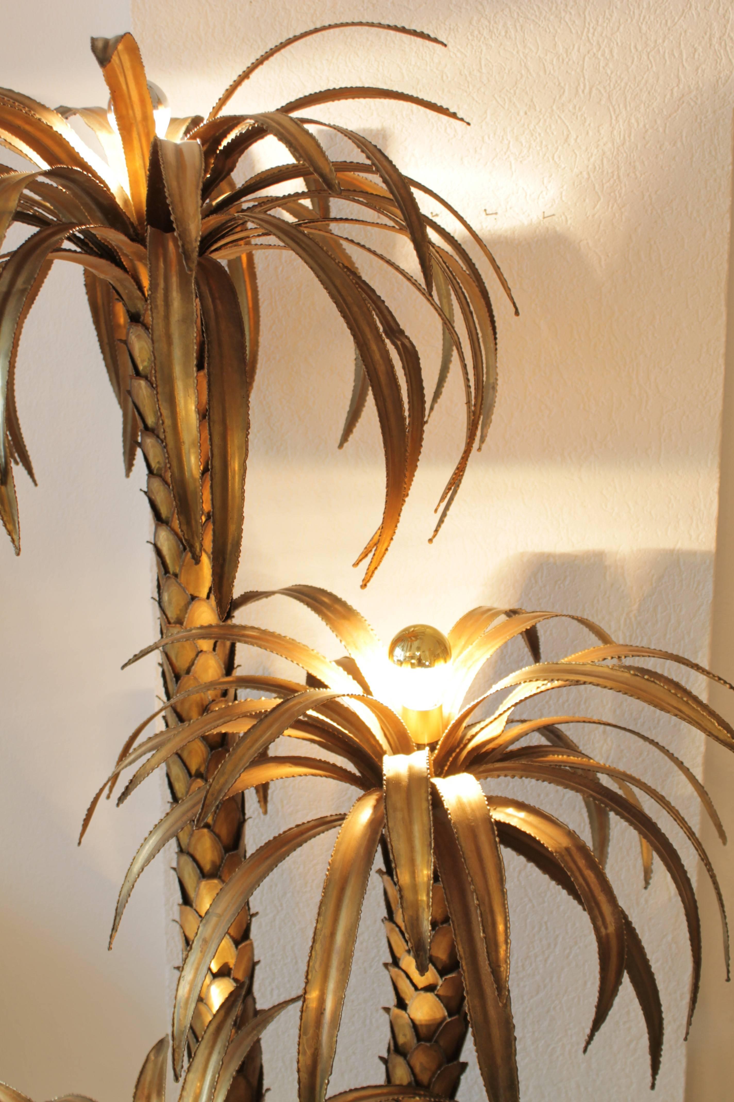 Maison Jansen Palm Tree Floor Lamp 1