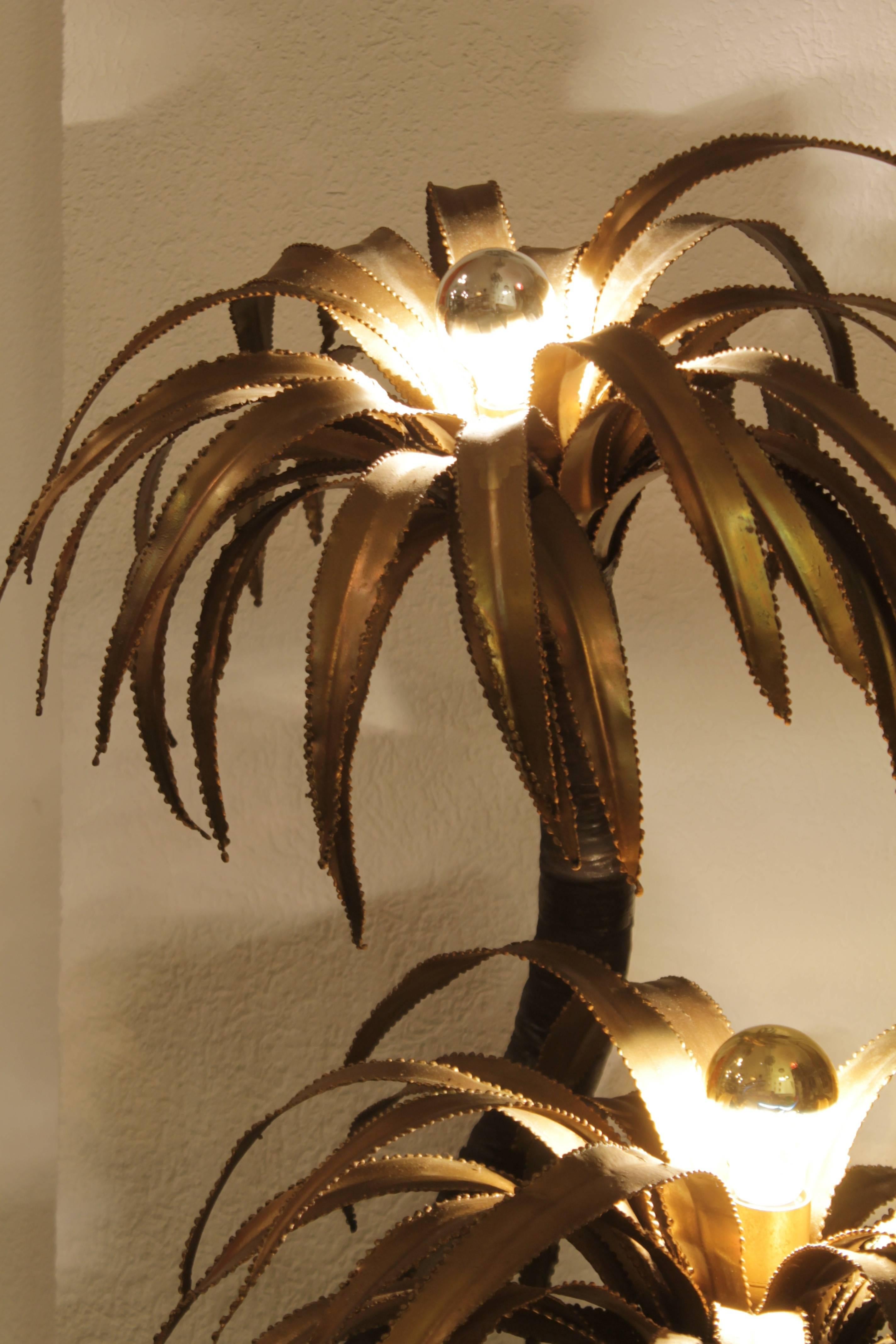 French Palm Tree Floor Lamp