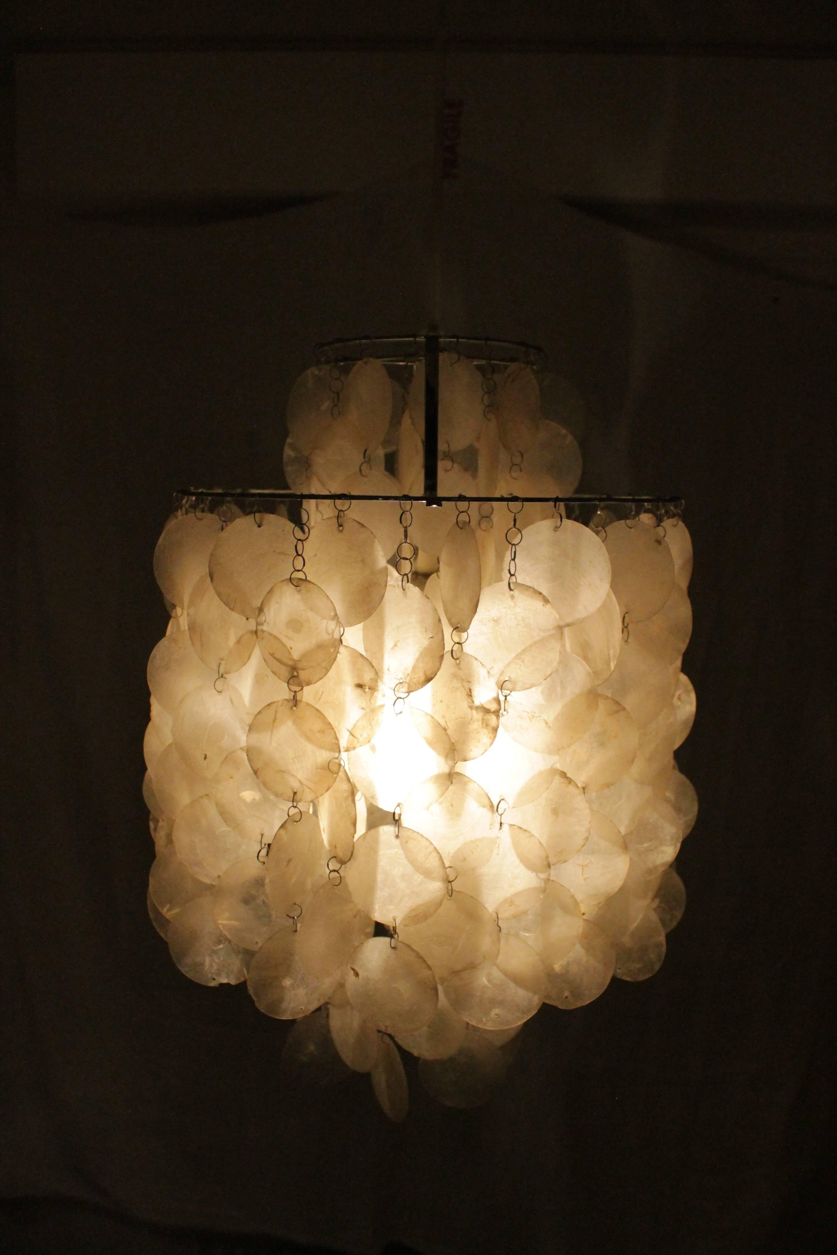 Shell Pair of Fun 2 DM Ceiling Lamp by Verner Panton