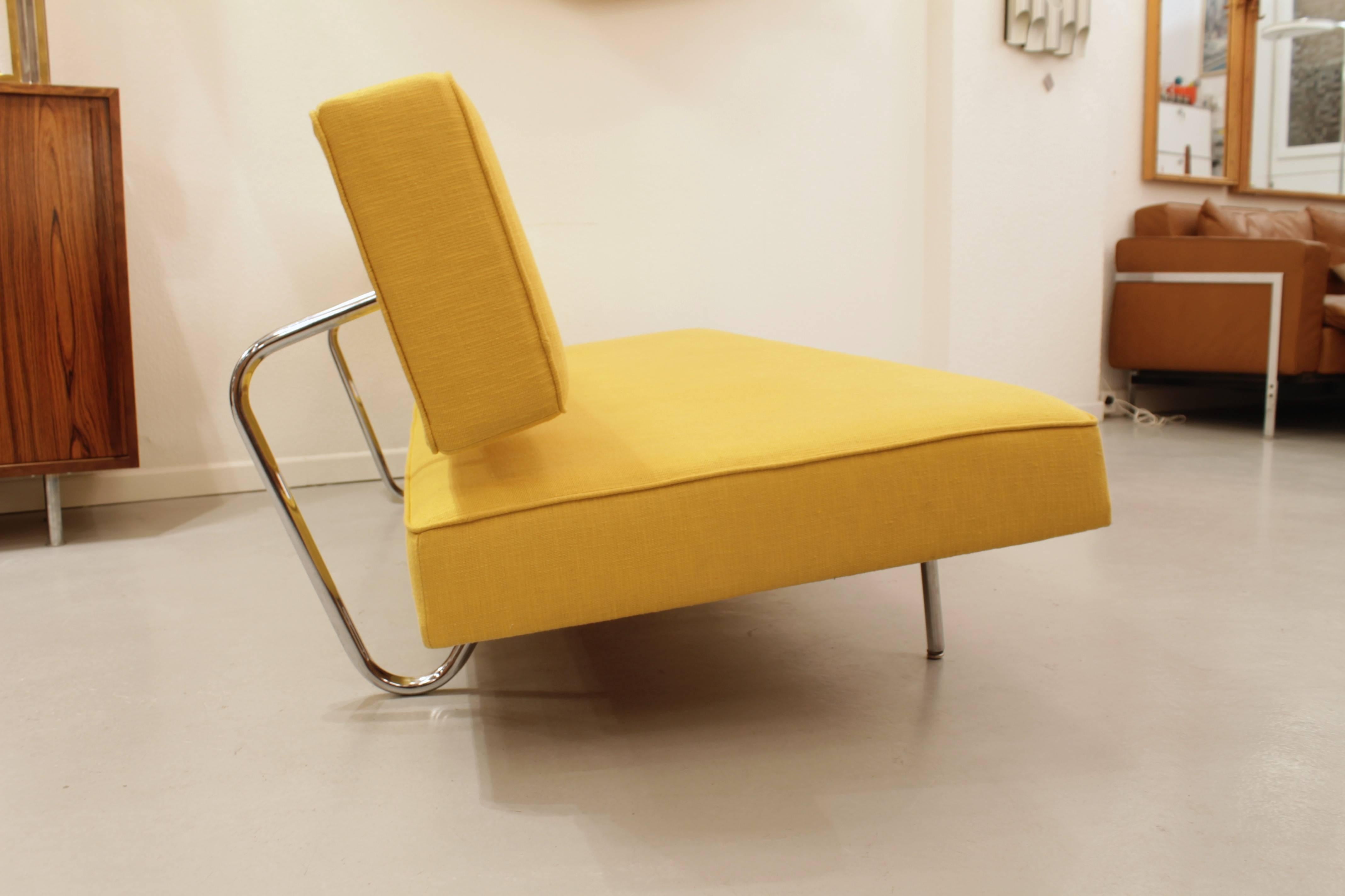 Chrome Ernst Ambühler Sofa Bed