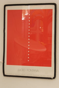 Set of Four Concetto Spaziale Serigraph by Lucio Fontana