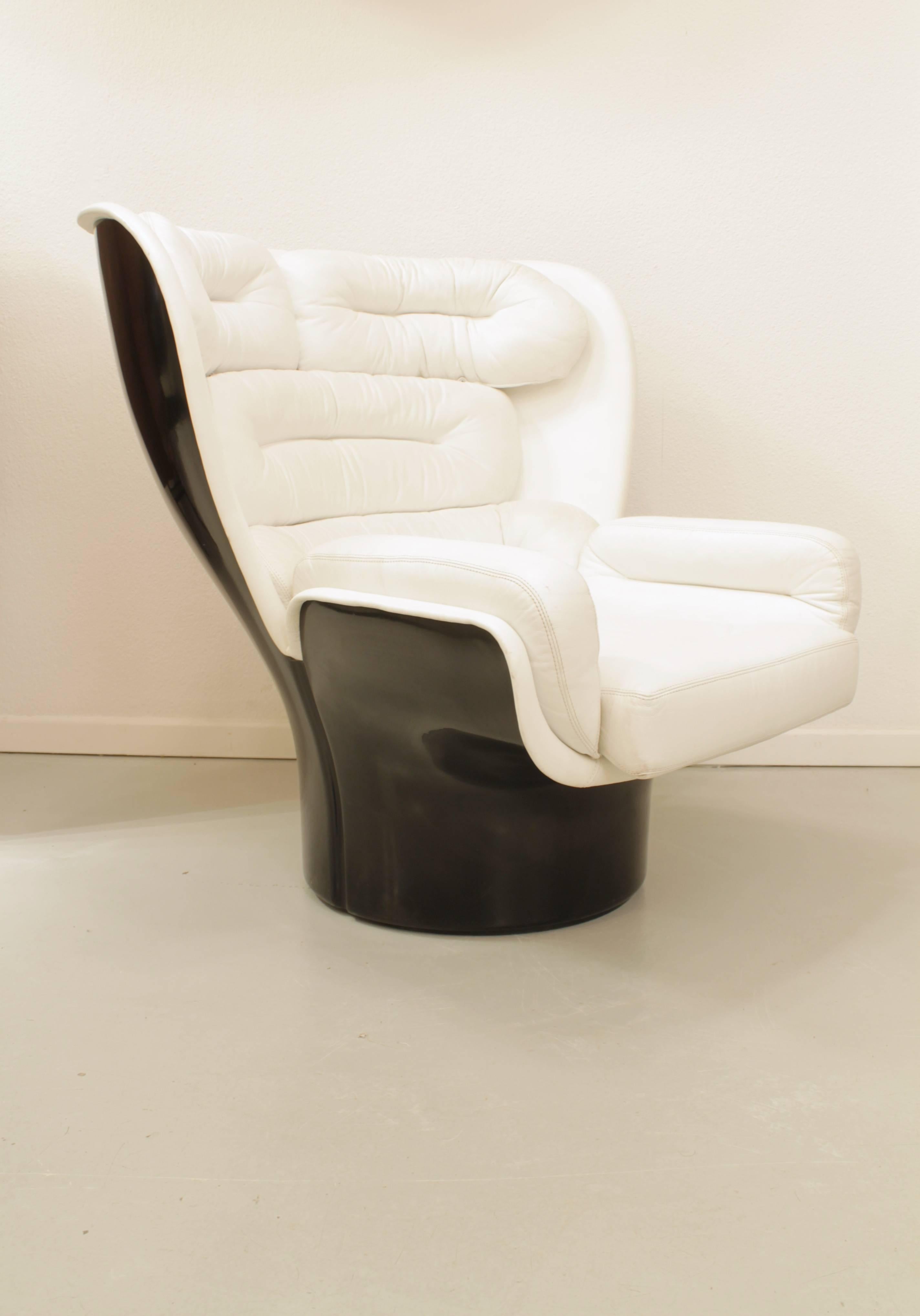 Italian Joe Colombo Elda Lounge Chair