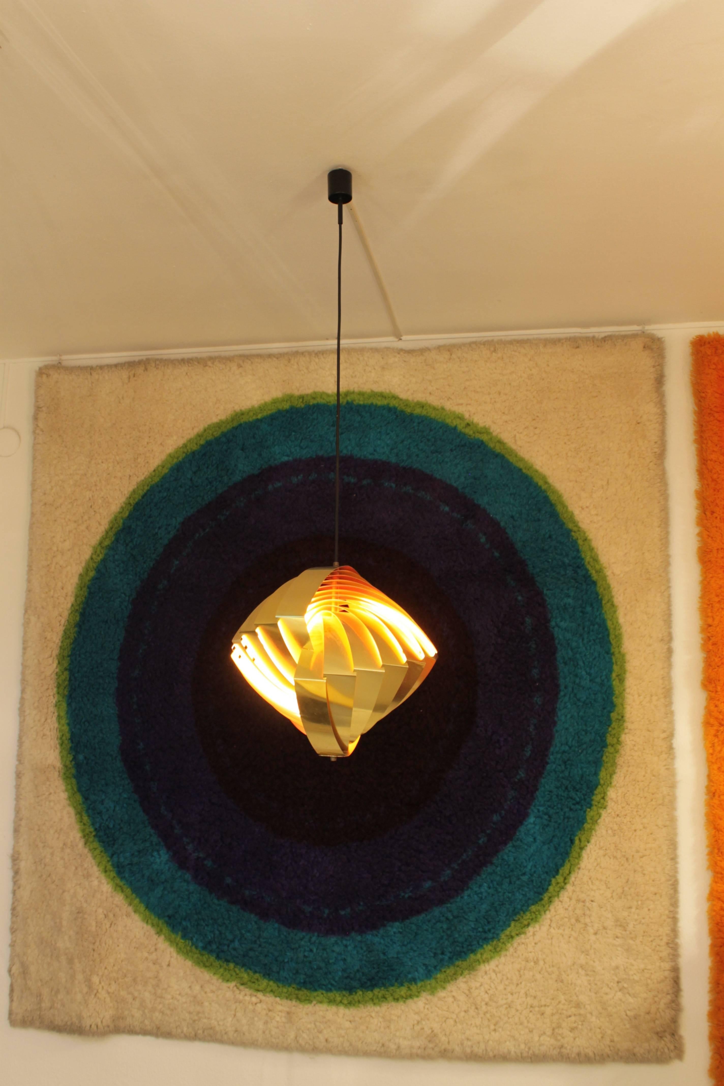 Mid-20th Century Danish Konkylie Pendant Lamp by Lyfa