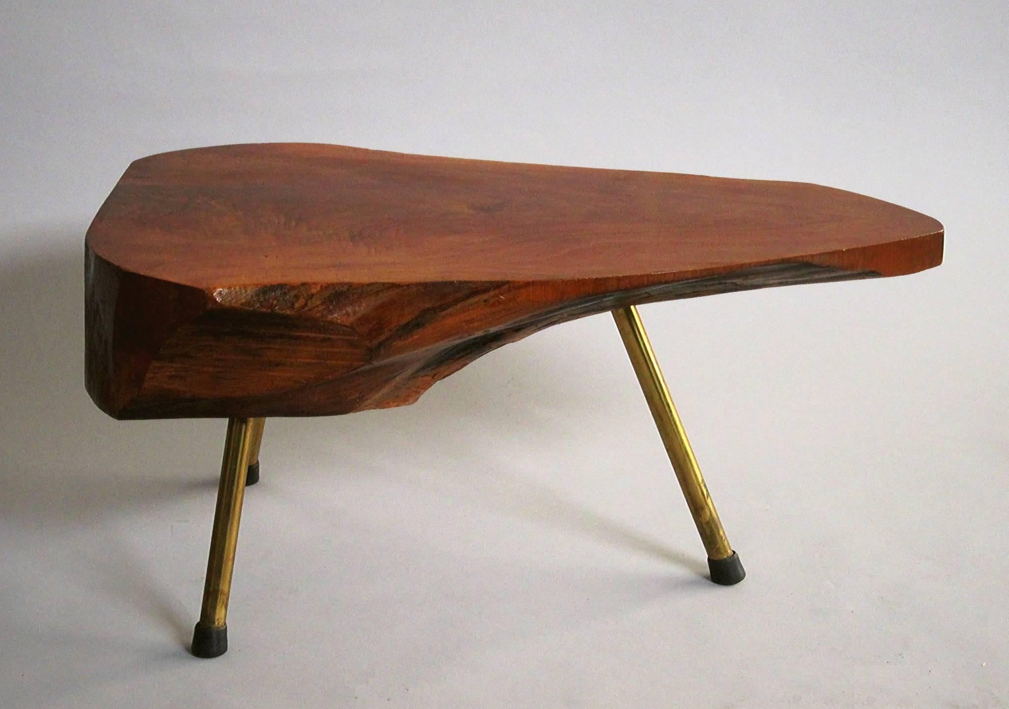 Mid-20th Century Carl Auböck Tree Trunk Table, Austria, 1950s For Sale