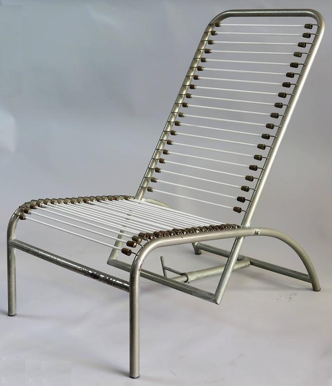 Fauteuil Design René Herbst Sandows - Ecart International - 1982 - Acier Noir