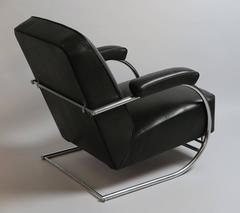 Anton Lorenz Reclining Lounge Chair, 1930s