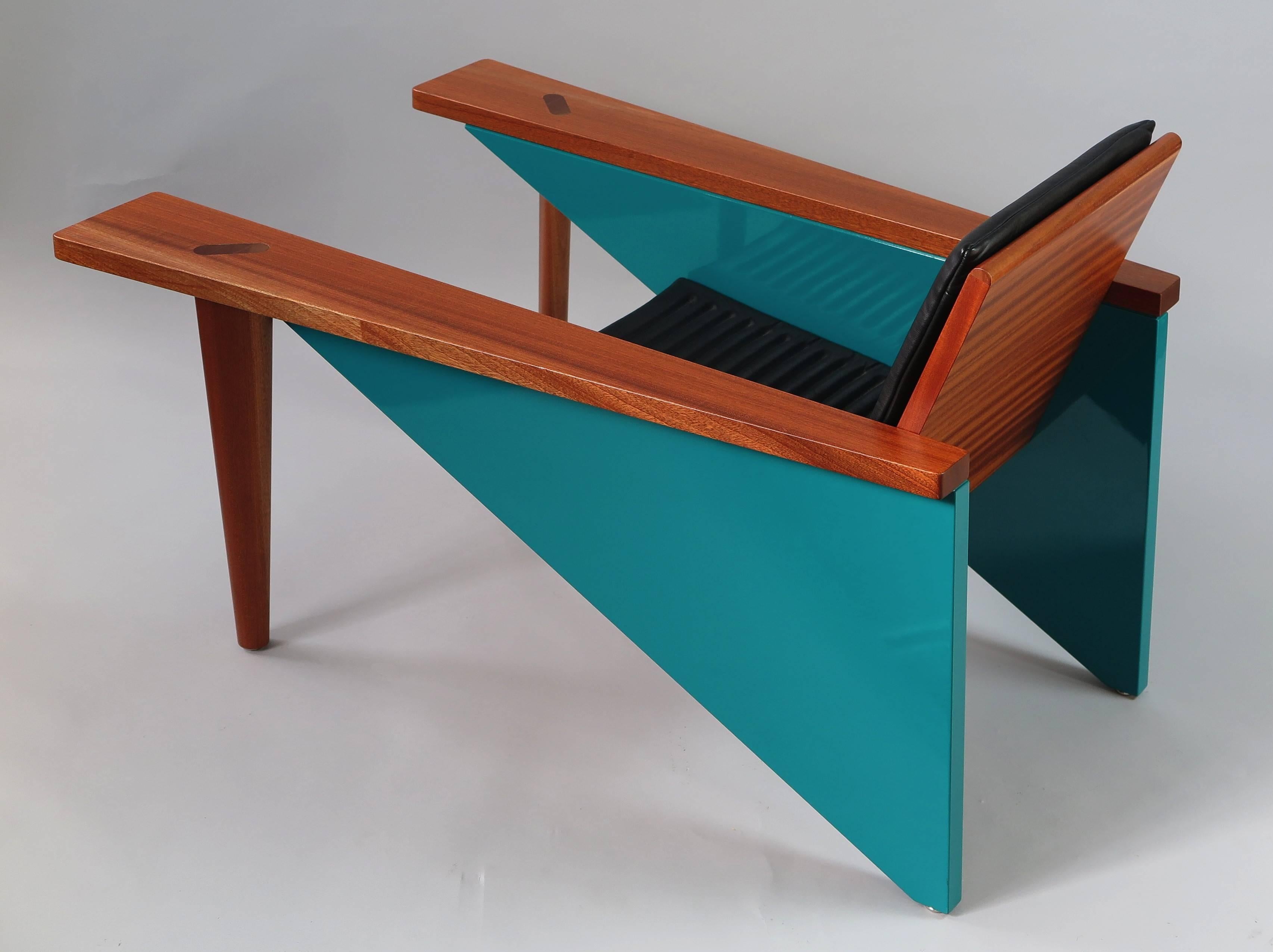 Late 20th Century Stefan Zwicky's Iconic Lounge Chair, Switzerland, 1980s For Sale