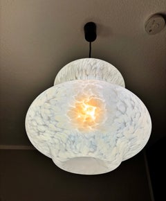 Mid-Century Modern Pendant Lamp by Peill & Putzler, Blown Glass