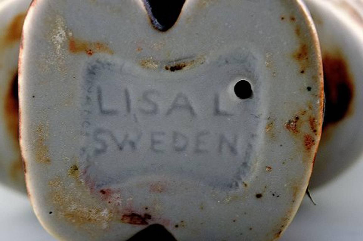 Scandinavian Modern Gustavsberg Lisa Larsson Pottery, Three Child Figures 