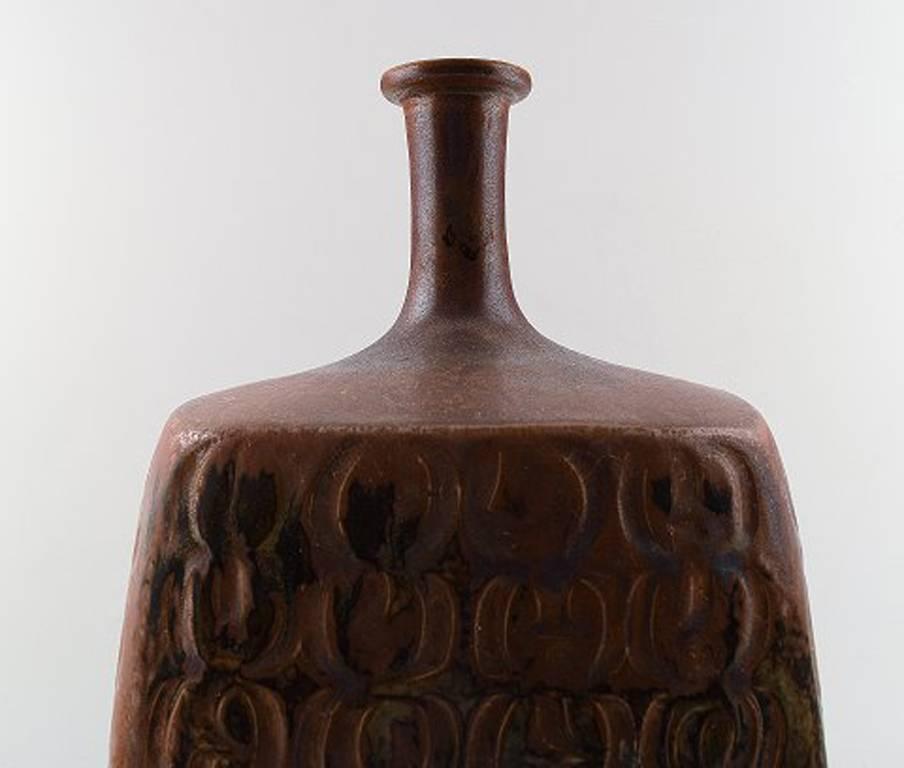 Swedish Large Stig Lindberg, Gustavberg Studio Pottery Vase, circa 1960