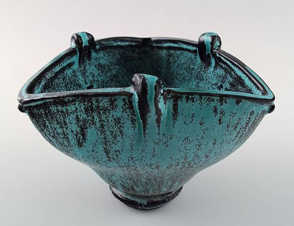 Danish Kähler, HAK, Glazed Ceramic Vase, 1930s
